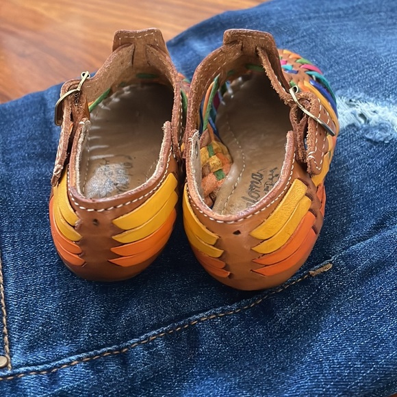 Babies and toddlers Leather Mexican Huaraches NEW! - Picture 3 of 4